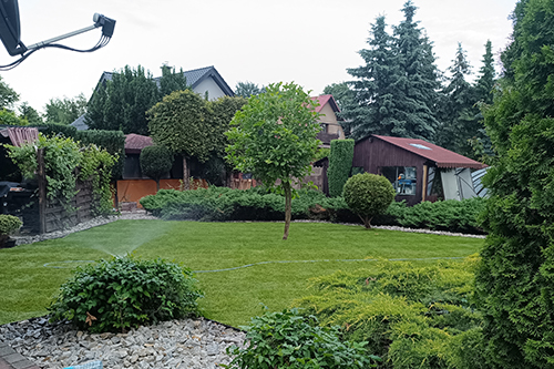 Zakładanie trawnika z rolki - Jaworzno